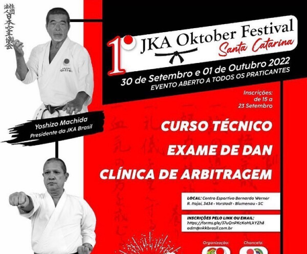 Capa do I JKA Oktober Festival Outubro 2022.